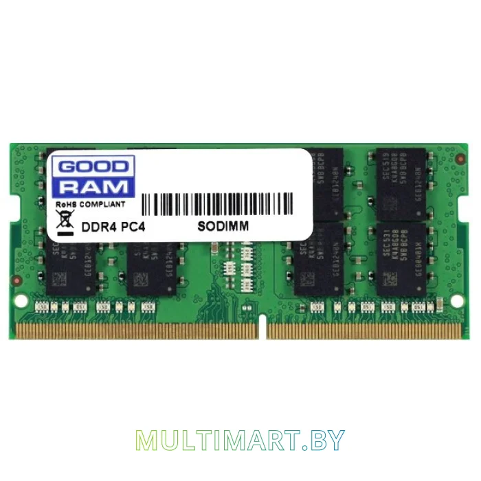 Оперативная память GOODRAM 4GB DDR4 SODIMM PC4-19200 (GR2400S464L17S/4G)